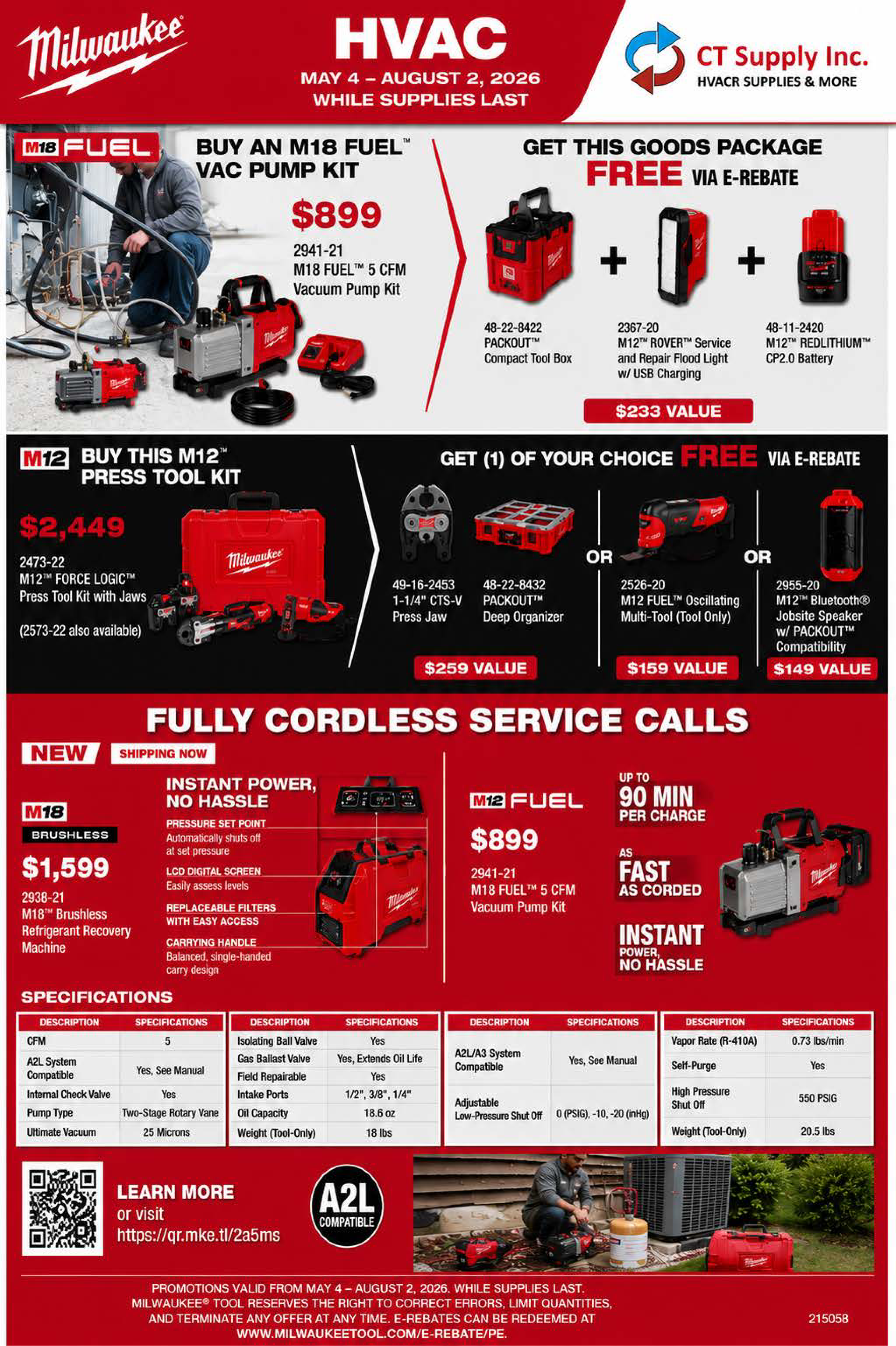 Milwaukee HVAC & Service Promotions Flyer Thumbnail